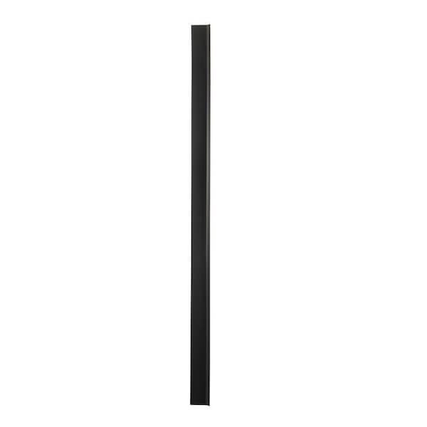 M-D Building Products 2.5 in. H X 0.08 in. W X 48 in. L Prefinished Black Vinyl Wall Base 75598 - main